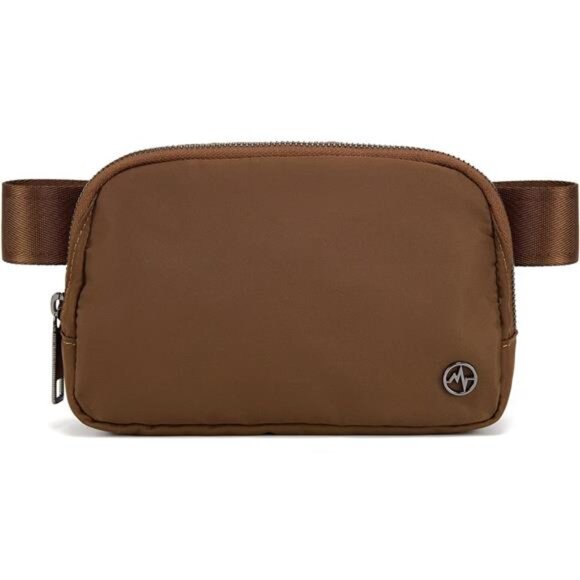 Cross Body Fanny Pack for Women Saddle Brown